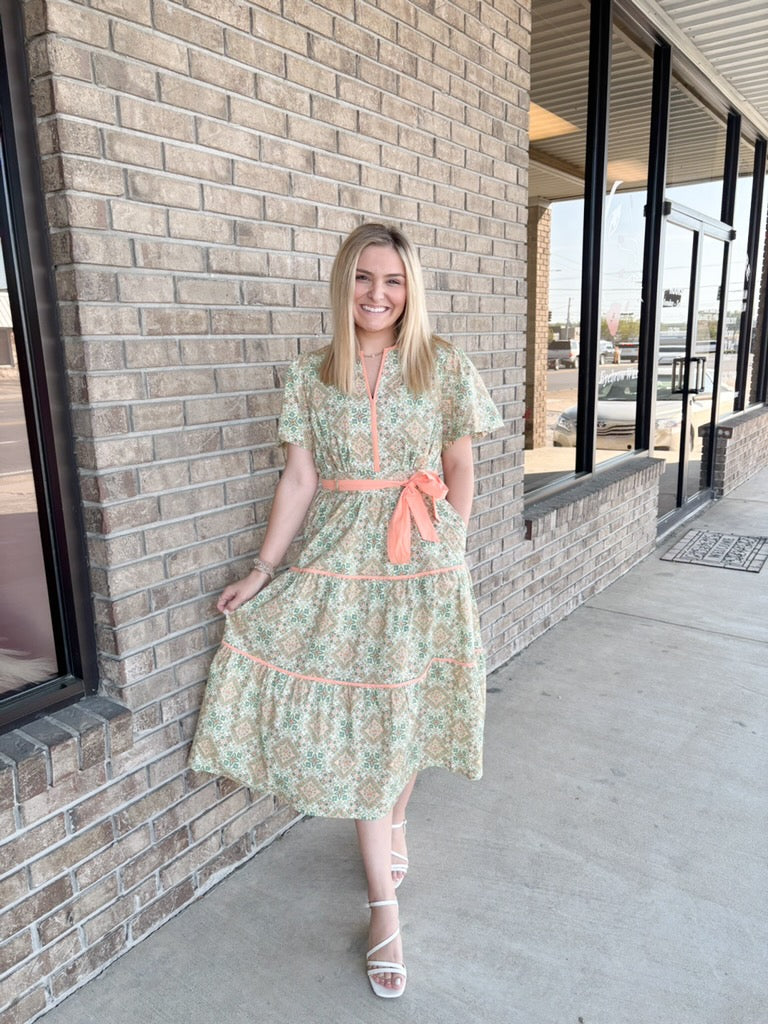 Easy To Please Midi Dress