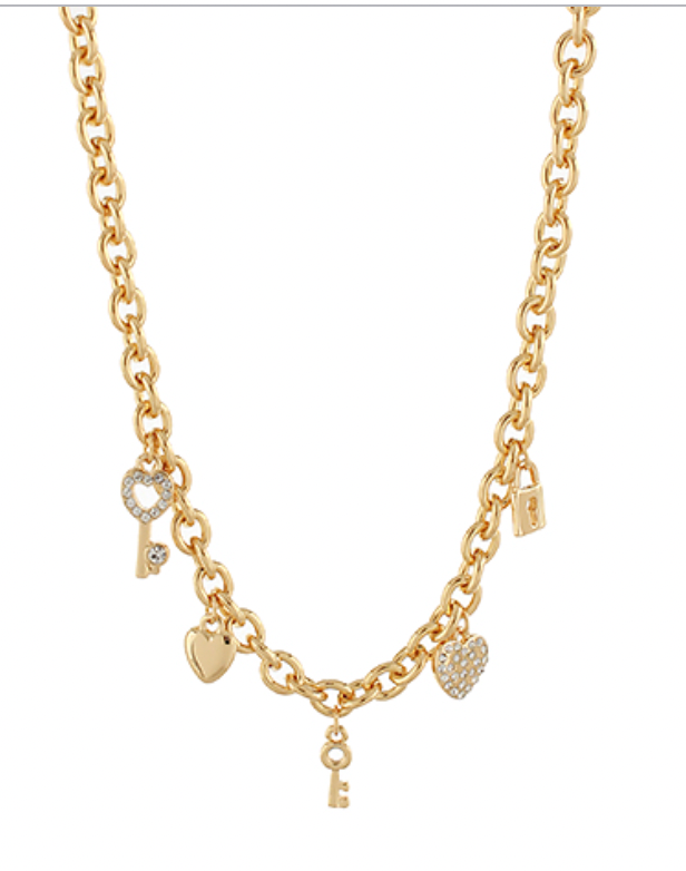 Key To My Heart Charm Necklace