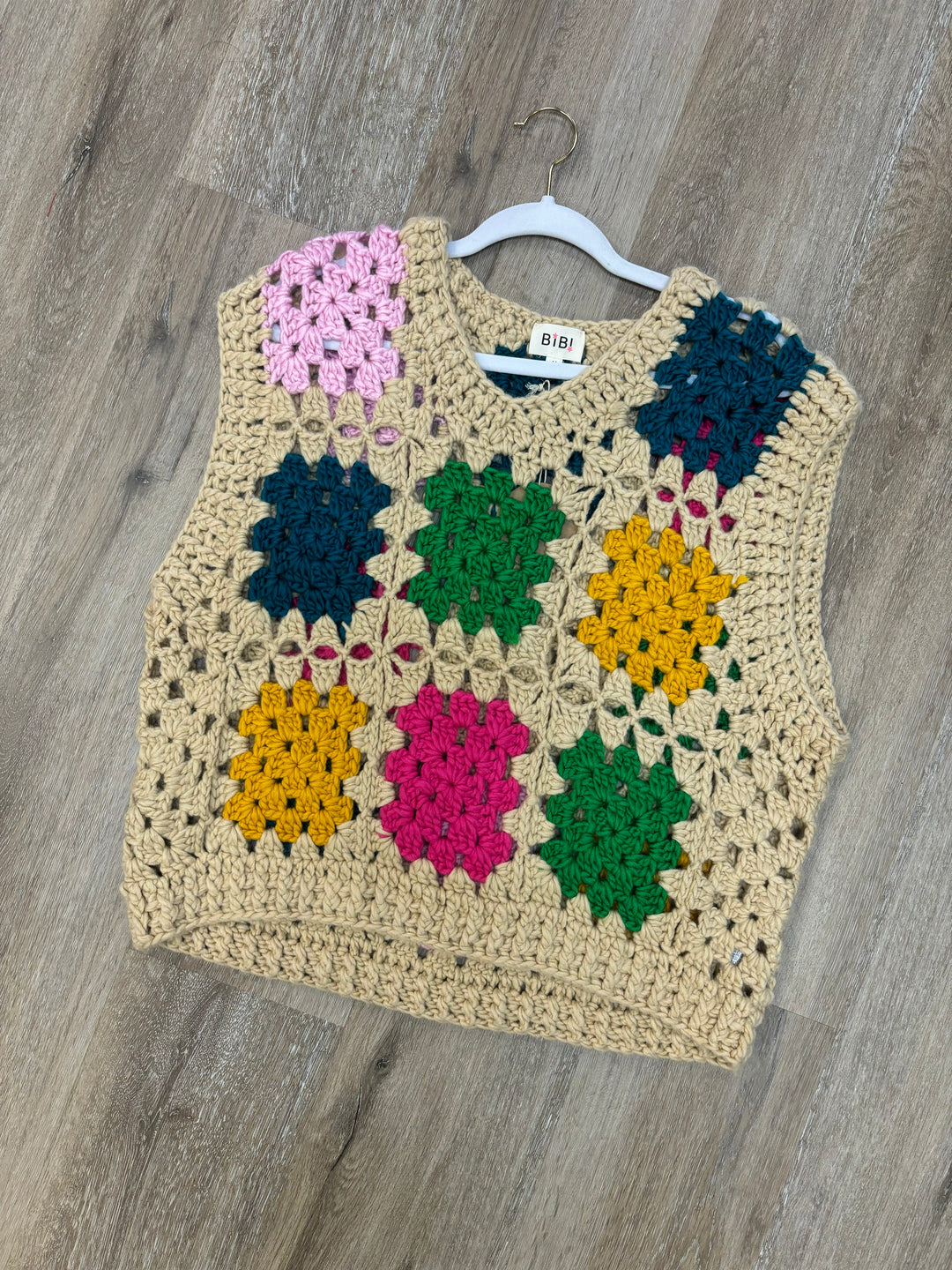 Colorful Flowers Vest