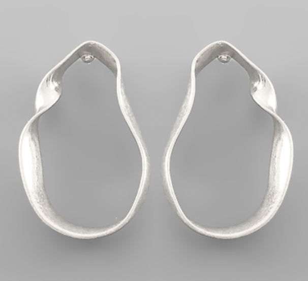 Twister Oval Earrings